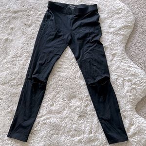 David Lerner split knee leggings